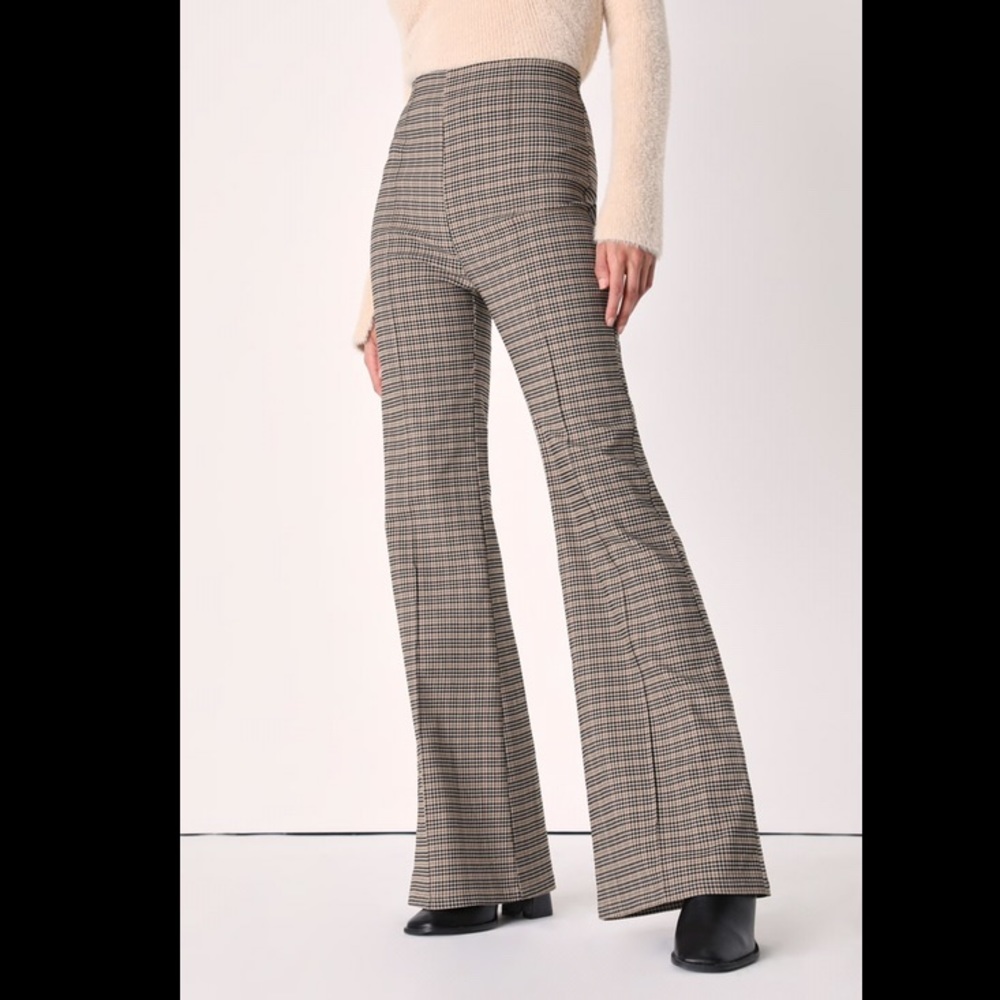 NWT retro flare high-waisted pant